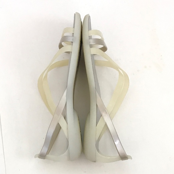 CROCS Isabella Strappy Sandals Flat Comfort Sandals Yellow Women’s  Size 8 - Picture 14 of 16